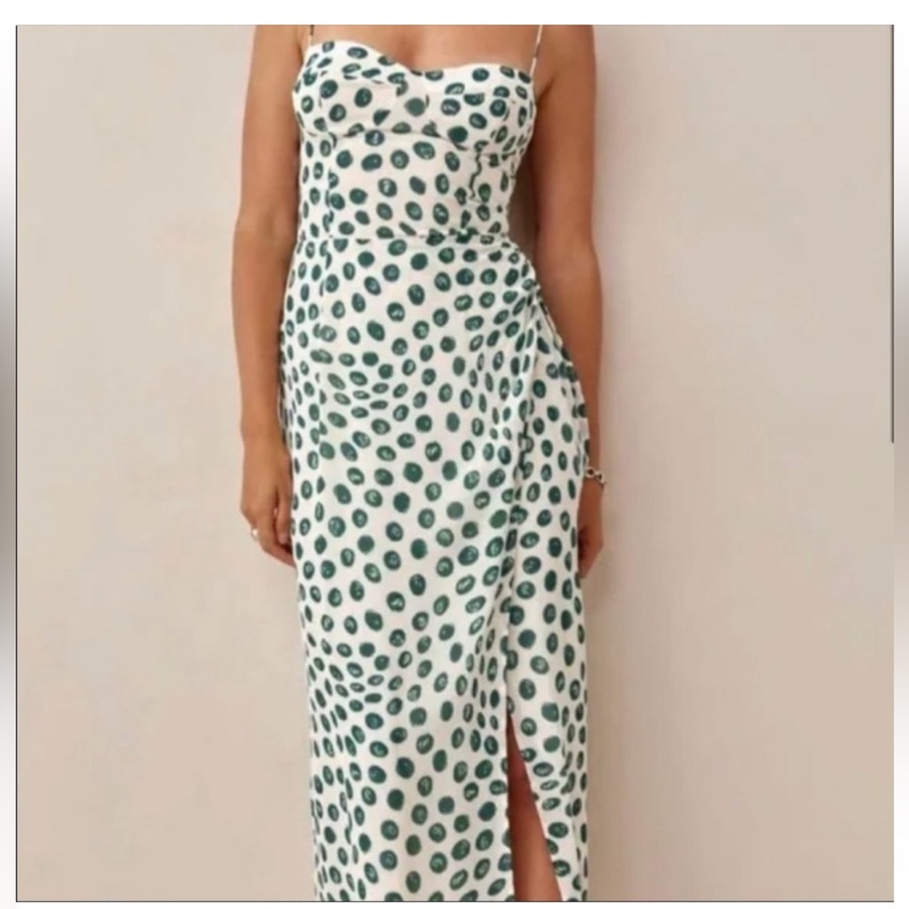 Reformation Kourtney Dress in Tapioca